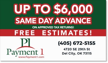 Picture of Del City - Tax Business Card