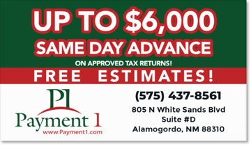 Picture of Alamogordo - Tax Business Card