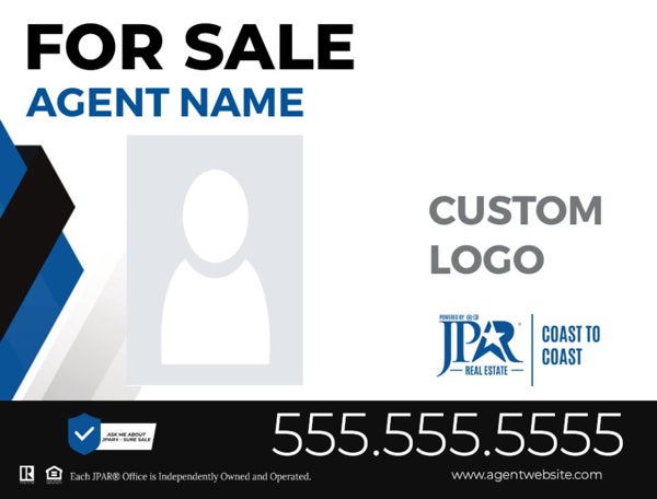 Picture of Agent Photo and Team Logo Sign - 18" x 24"