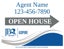 Picture of Agent Open House Directional - 18" x 24"