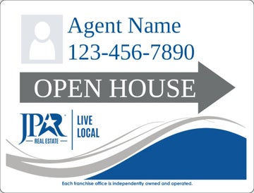 Picture of Agent Photo Open House Directional - 18" x 24"