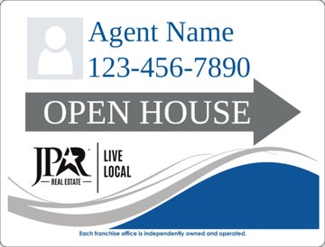 Picture of Agent Photo Open House Directional - 18" x 24"