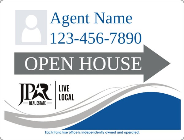 Picture of Agent Photo Open House Directional - 18" x 24"