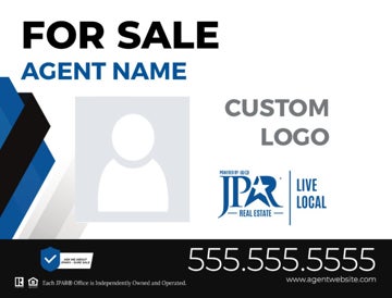 Picture of Agent Photo and Team Logo Sign - 18" x 24"