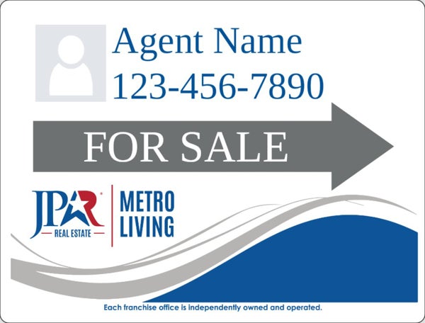 Picture of Agent Name Photo Directional - 18" x 24"
