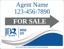 Picture of For Sale Agent Sign - 18" x 24"