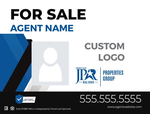Picture of Agent Photo and Team Logo Sign - 18" x 24"