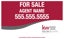 Picture of For Sale Yard Sign Red, Gray & Whited- 18" x 30"