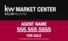 Picture of Horizontal For Sale Sign Black and Red- 18" x 30"