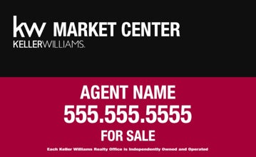 Picture of Agent For Sale Sign- 18" x 30"