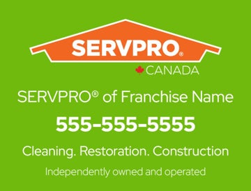 Picture of SERVPRO Yard Sign - Green