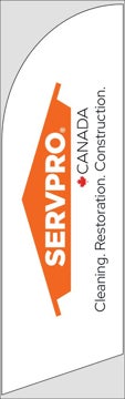 Picture of SERVPRO Feather Flag White