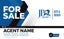 Picture of For Sale Agent Sign - 18" x 30"