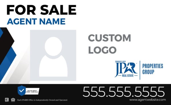Picture of Agent Photo and Team Logo Sign - 18" x 30"