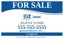 Picture of For Sale Agent Sign - 18" x 30"
