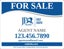 Picture of For Sale Agent Sign - 18" x 24"
