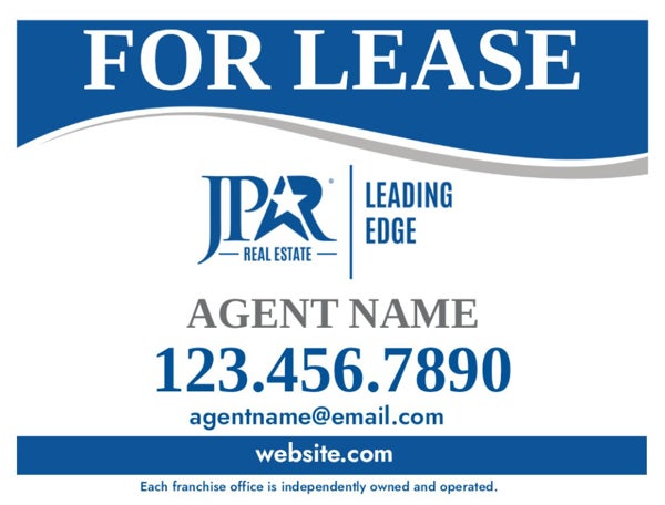 Picture of For Lease Agent Sign - 18" x 24"