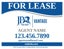Picture of For Lease Agent Sign - 18" x 24"