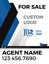Picture of Team Logo Vertical Sign - 24" x 18"