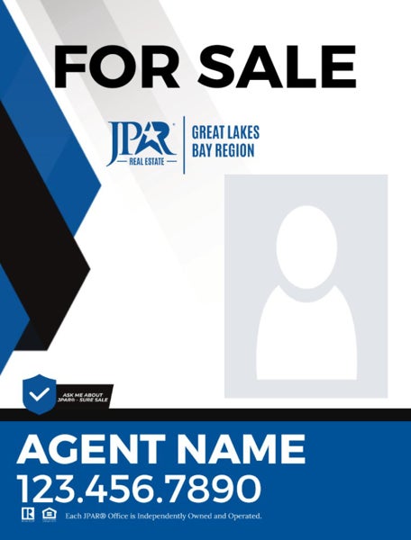 Picture of For Sale Agent Vertical Sign - 24" x 18"