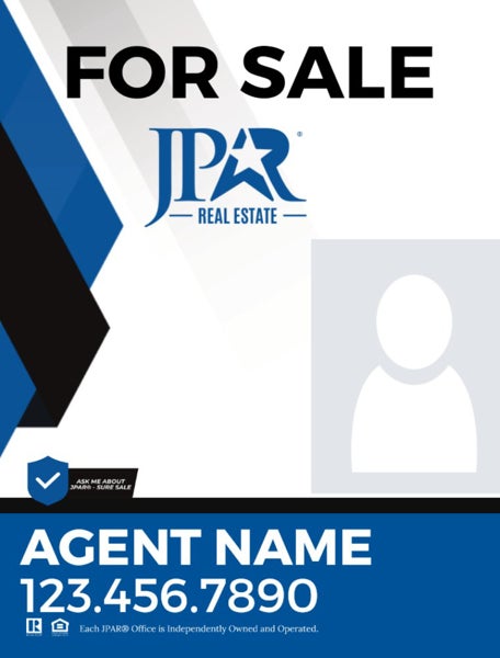 Picture of For Sale Agent Photo Vertical Sign - 24" x 18"