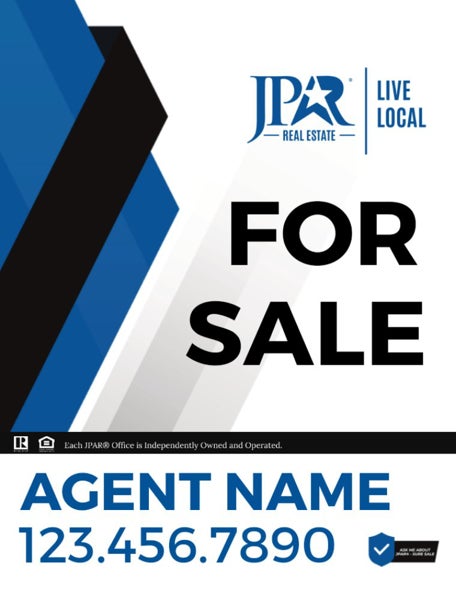 Picture of For Sale Agent Vertical Sign - 24" x 18"