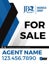 Picture of For Sale Agent Vertical Sign - 24" x 18"