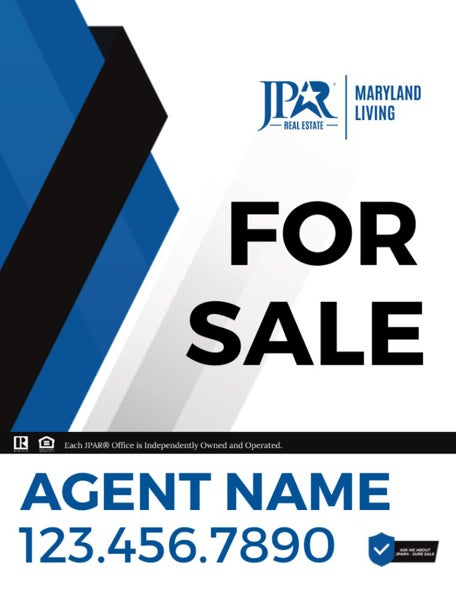 Picture of For Sale Agent Vertical Sign - 24" x 18"