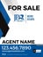 Picture of For Sale Vertical Sign - 24" x 18"