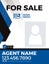 Picture of For Sale Agent Photo Vertical Sign - 24" x 18"