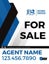Picture of For Sale Agent Vertical Sign - 24" x 18"