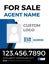 Picture of Agent Photo and Team Logo Vertical Sign - 24" x 18"