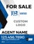Picture of For Sale Vertical Sign - 24" x 18"