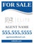 Picture of For Sale Agent Sign - 24" x 18"