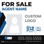 Picture of Agent Photo and Team Logo Sign - 24" x 24"