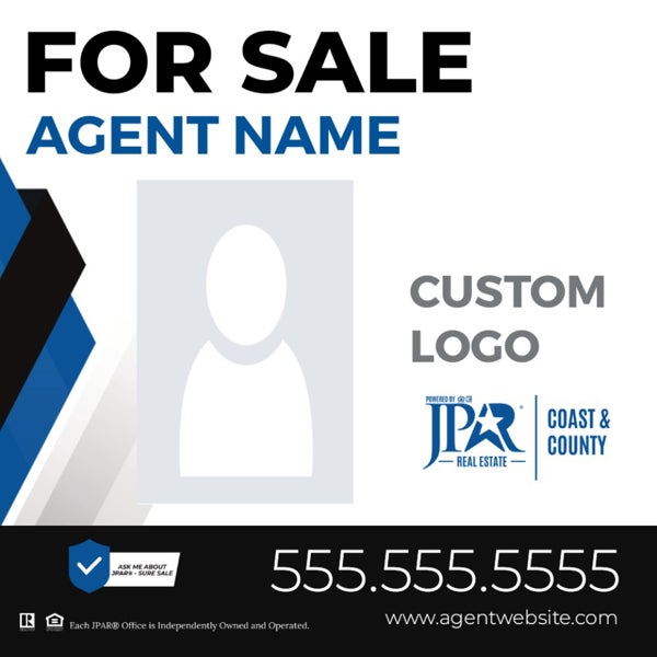 Picture of Agent Photo and Team Logo Sign - 24" x 24"