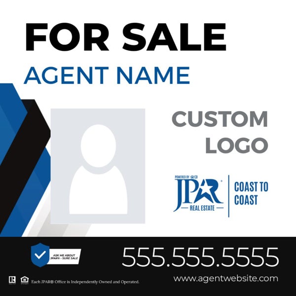 Picture of Agent Photo and Team Logo Sign - 24" x 24"