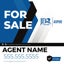 Picture of For Sale Agent Sign - 24" x 24"