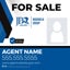 Picture of For Sale Agent Photo Sign - 24" x 24"