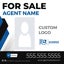 Picture of Agent Photo and Team Logo Sign - 24" x 24"