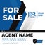 Picture of For Sale Agent Sign - 24" x 24"