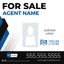 Picture of Agent Photo and Team Logo Sign - 24" x 24"