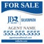 Picture of For Sale Agent Sign - 24" x 24"