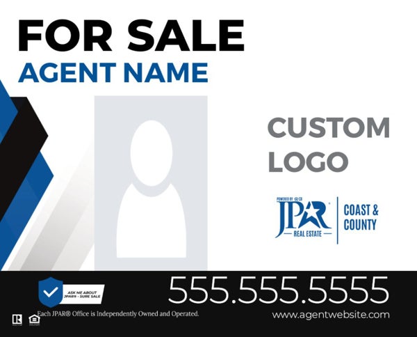 Picture of Agent Photo and Team Logo Sign - 24" x 30"
