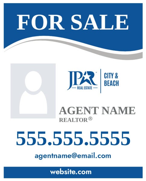 Picture of For Sale Agent Photo Vertical Sign - 30" x 24"