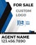 Picture of Team Logo Vertical Sign - 30" x 24"