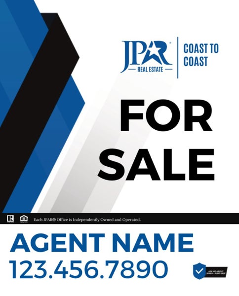 Picture of For Sale Agent Vertical Sign - 30" x 24"