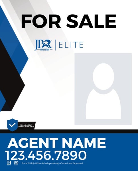 Picture of For Sale Agent Photo Vertical Sign - 30" x 24"