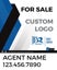 Picture of Team Logo Vertical Sign - 30" x 24"