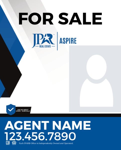 Picture of For Sale Agent Photo Vertical Sign - 30" x 24"